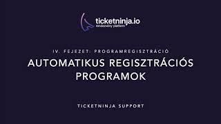 Automatikus regisztrációs programok