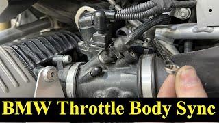 BMW R1200 / R NineT 2005-Current Throttle Body Sync DIY How to