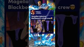 Magellan vs Blackbeard #onepiece #magellan #shorts