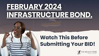  FEBRUARY 2024 TAX-FREE INFRASTRUCTURE BOND: How To Invest Invest, Bond Amortization,& Redemption