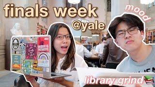 finals week vlog at yale university | lots of studying & productive