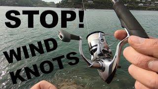 How to Stop Wind Knots! When Fishing with Braid