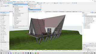 Структура проекта в Archicad