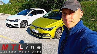 VW Golf 8 – too much cost cutting? – comparison with Golf 7.5 - comparison is valid for EUROPE trims