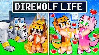 Having an ANIME DIREWOLF LIFE in Minecraft!