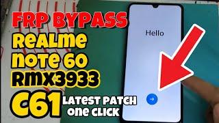 Realme Note 60 Frp Bypass RMX3933 | Realme C61 UnlockTool