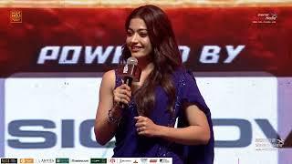 National Crush Rashmika Mandanna Speech @ PUSHPA'S WILDFIRE JAATHARA in HYDERABAD| Allu Arjun