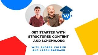 Get Started with Structured Content and Schema.org