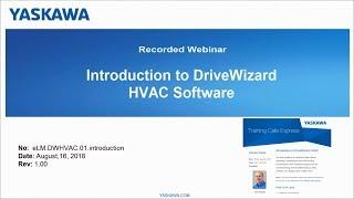 Introduction to DriveWizard HVAC Software