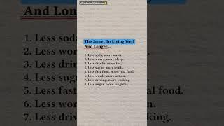  The Secret To Living Well #shorts #lifeunlockedwitharchna #life #secret #amazinglifestyle #english