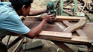 Membuat pintu kayu yang seperti ini skill tukang kayu di mainkan