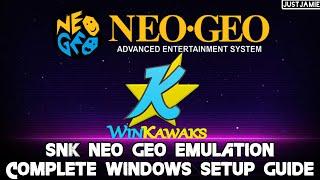 WinkawaksNeo Geo Emulation Full Setup Guide #snk #neogeo #emulator