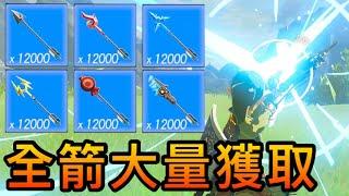 【薩爾達傳說︰曠野之息】（2022）快刷全屬性箭、木箭、古代箭999枝以上