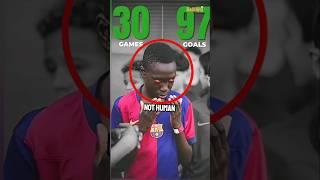 The new Barça talent is not a real human being.  (Bro scores hat-tricks on a bad day.) 
