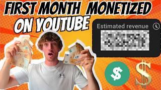 How long it took me to get monetized on YouTube and what I earned in the first month! (I’m shocked!)