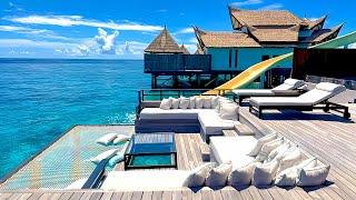 Ozen Reserve Bolifushi Maldives, Luxury All Inclusive Resort, Water Slides (4K Tour & Vlog)