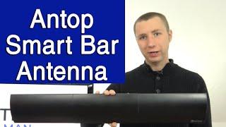 Antop HD Smart Bar Amplified Indoor Antenna "80 Mile Range" Review