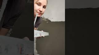 КИРПИЧНАЯ СТЕНА из плиточного клея. Легкое нанесение #ремонт #кирпичнаякладка