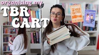 organising my tbr cart! 