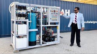 Marine Watermaker | Fresh Water Generator | Seawater Reverse Osmosis for Platforms | Al Kafaah Dubai