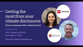 Getting the most from your climate disclosures - Webinar with Toyota New Zealand