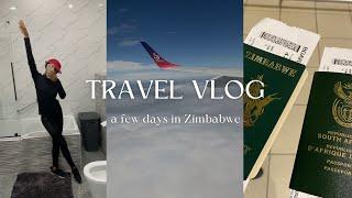 TRAVEL VLOG: a few days in Zimbabwe with my boo, vacation prep, boat ride, airbnb tour