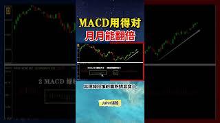 MACD用得对，炒股月月能翻倍！新手必学的MACD5大选股口诀，学会你也可以炒股养家...... #MACD #选股  #股票学习  #股票知识  #股票买卖 #shorts