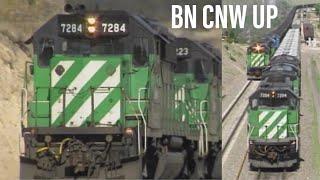 Nebraska Panhandle Rails FULL VIDEO - BN, CNW, UP (1994)