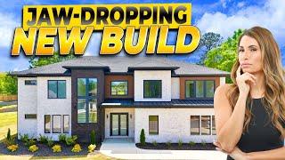 Touring a Stunning Modern New Construction Home in Atlanta Georgia | 1 Acre Luxury Lot