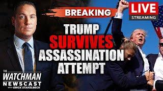 President Trump SURVIVES Attempt on His LIFE: Shooter Dead, America in SHOCK | Watchman LIVE