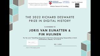 Pim Huijnen (Utrecht University) - Something Happened to the Future [Deswarte Prize Seminar]