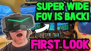Pimax Crystal Super UltraWIDE 140FOV HANDS ON! The PERFECT PCVR for Flight Sim Fans? MSFS 2024 SU3