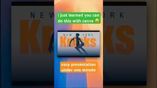 did you know about this canva trick before?  #canva #graphicdesign #presentation #students