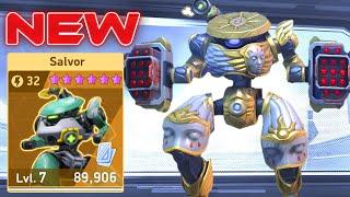 New FIRST Salvor Healer +  NEW Strike Rocket: The Ultimate Combo for Firepower and Chaos!Mech Arena