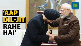 Punjabi Singer Diljit Dosanjh meets Prime Minister Narendra Modi on New Year