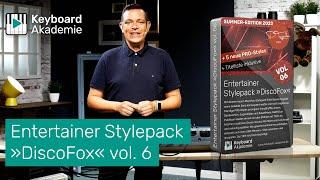 🪩 Entertainer Stylepack »DiscoFox« vol. 6  | 5 nagelneue trendige PRO-Styles für YAMAHA Keyboards