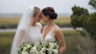 Lesbian Wedding ‍️‍ Walker's Landing Amelia Island LGBTQ