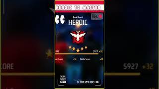 ꧁NR gaming࿐[ Free fireBR Ranked Heroic 5 Star to Master 6000 rank Push ] Please support me.