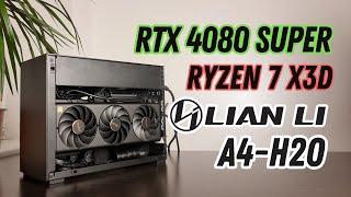 Lian Li A4-H2O Mini ITX Build | AMD Ryzen 7 7800X3D & NVIDIA RTX 4080 SUPER | Mini Gaming PC