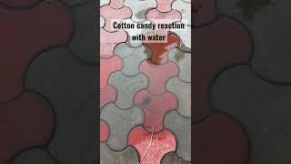 Cotton candy  reaction with water #experiment #fortunerstatus #Akash yadav vlogs #vlog #viralvideo