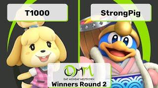 DAT Monday Meltdown #188 - Winners Round 2 - T1000 vs StrongPig