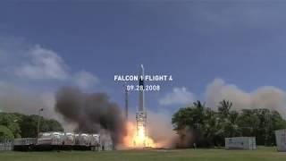 4th flight of SpaceX Falcon 1 rocket, 28 September 2008 - first ever private orbital launch