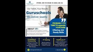 GURUSCHOOLS Hosted - Various IT Training Courses - An Overview