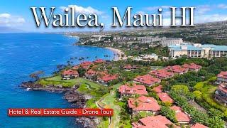 Wailea Maui HI - Is NOW a Good time to Visit? DRONE Tour Exploring Beachfront Resorts & Real Estate