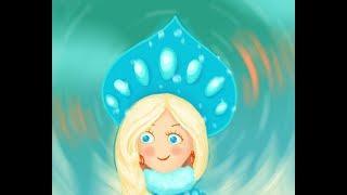 Катя рисует открытку