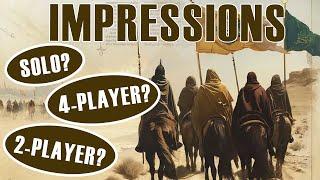 Lords of Heaven Gameplay Impressions | Phalanx | Crusades Wargame Boardgame | Solo | Review