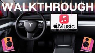 Tesla Apple Music Setup Walkthrough