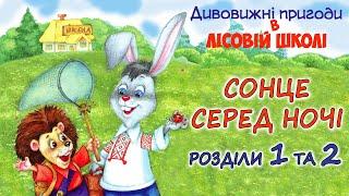 АУДІОКАЗКА -"ДИВОВИЖНІ ПРИГОДИ В ЛІСОВІЙ ШКОЛІ" В. Нестайко - "СОНЦЕ СЕРЕД НОЧІ"  Розділ 1, 2 