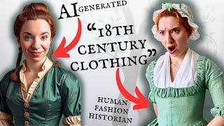 Fact Checking AI History : Fashion historian reacts to "slop" AI's historical dress misinformation