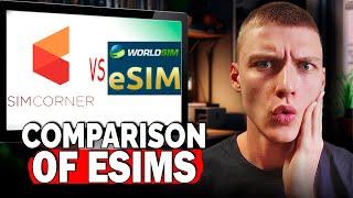 SimCorner vs  Worldsim Best eSIM Solutions for Global Business Travelers